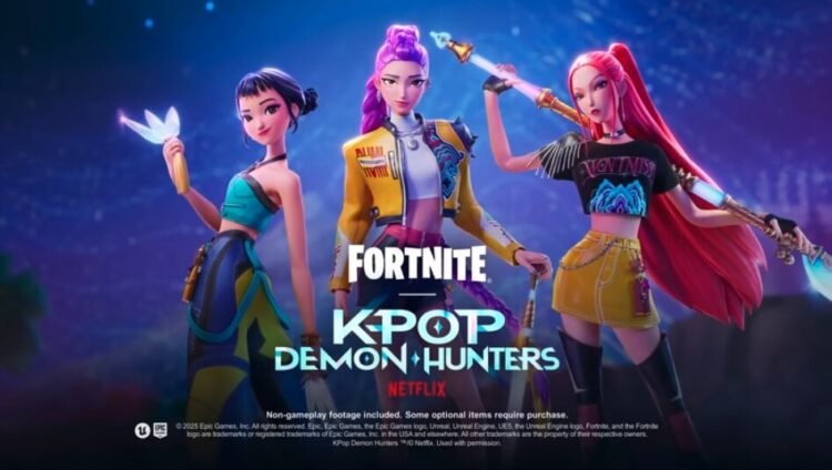 KPop Demon Hunters joins Fortnite with month-long gaming event